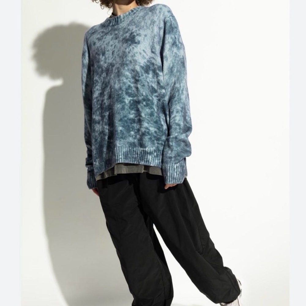 Acne Blue Tie-Dye Sweater